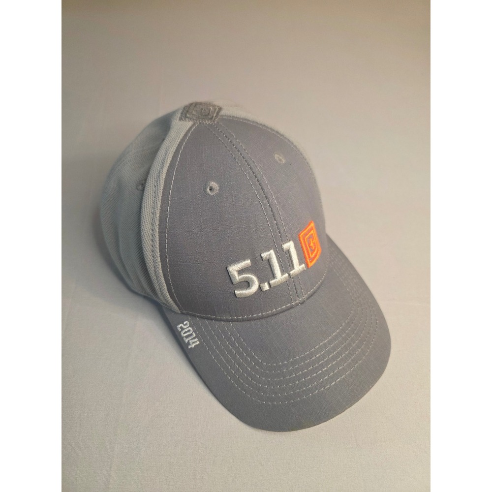 5.11 Tactical Always Be Ready Gray Mesh Back Ripstop Adjustable Hat Cap 2014